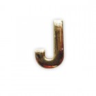 Wachsbuchstaben J gold 8 mm