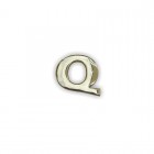Wachsbuchstaben Q gold 12 mm